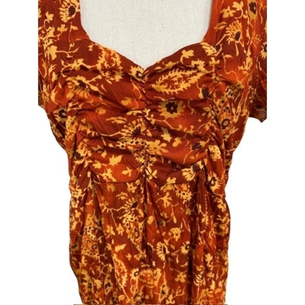 "Venezia" Shirt Y2K, Babydoll, Fall Fairy, Boho, Gypsy, Paisley, L ?, VINTAGE